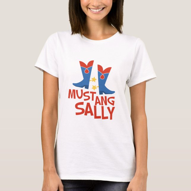 T-shirt Sortie de mustang (Devant)