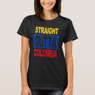 T-shirt SORTIE DROITE Colombie Drapeau colombien