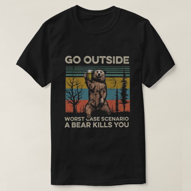 T-shirt Sortir Dans Le Scénario Du Pire Coque (Design devant)