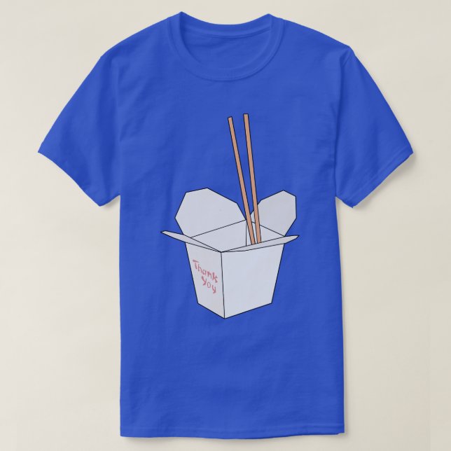T-shirt Sortir de nourriture Merci (Design devant)