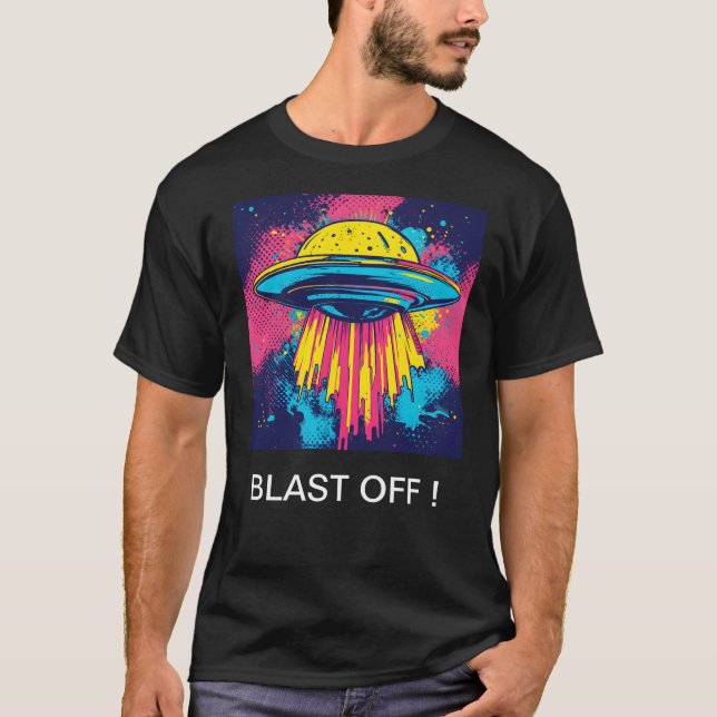 T-shirt Soucoupe volante 0001 (Devant)