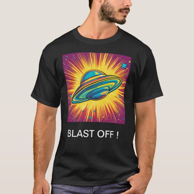 T-shirt Soucoupe volante 0002 (Devant)