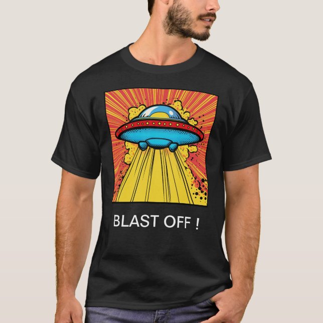 T-shirt Soucoupe volante 0004 (Devant)