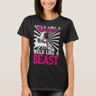 T-shirt Soudage Fabricant Souder Comme Une Femme De Beauté