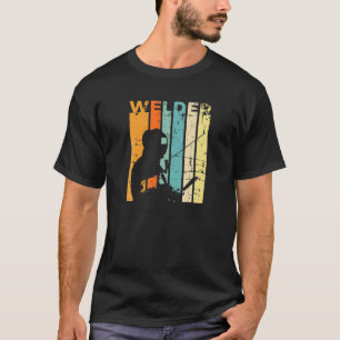 T-shirt Soudage Vintage Retro Metal Worker
