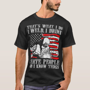 T-shirt Souder Cela Ce Que Je Fais Je Suis Fier Du Drapeau