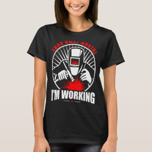 T-shirt Souder Regardez loin Mortal Je travaille Humour so
