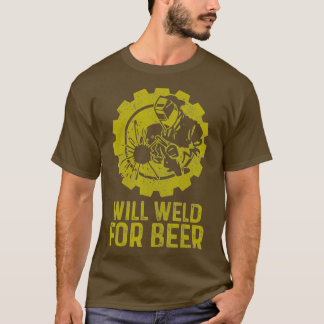 T-shirt Souder Sera Soudure Pour La Bière - Drôle Torche D