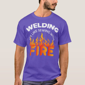 T-shirt Souder Souder avec feu