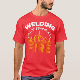 T-shirt Souder Souder avec feu
