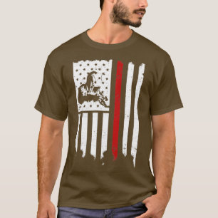 T-shirt Souder souder Vintage souder souder Drapeau améric