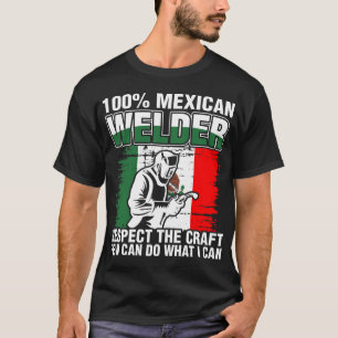 T-shirt Soudeuse de Mexicain de 100 pour cent