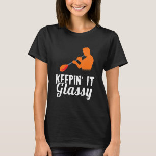 T-shirt Soufflant de verre soufflante soufflante de souffl