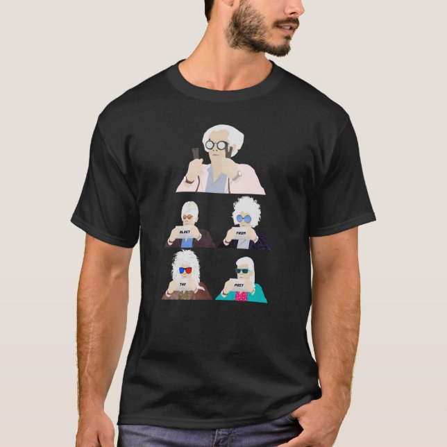 T-shirt Soufflez du passé - de nouveau aux décennies (Devant)