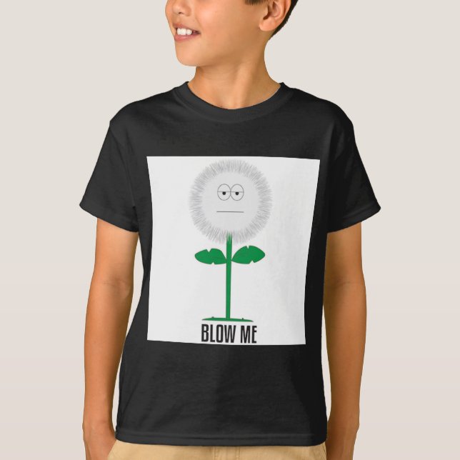 T-shirt Soufflez-moi pissenlit (Devant)