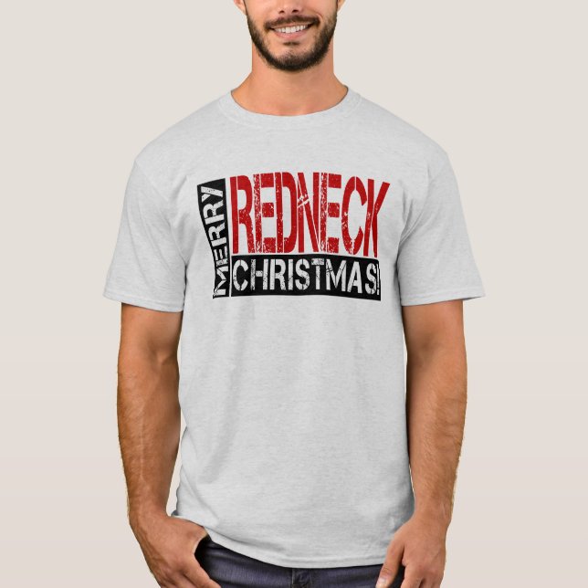 T-shirt Souhait drôle de Noël de plouc de Bubba (Devant)