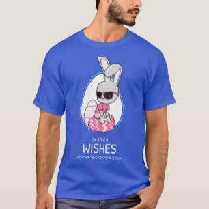 T-shirt Souhaits de lapin de Pâques