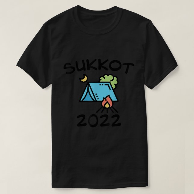 T-shirt Soukkot 2022 Fête des Tabernacles (Design devant)