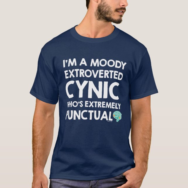 T-shirt Soul | 22 - Je suis Un Cynique Moody Extroverted (Devant)