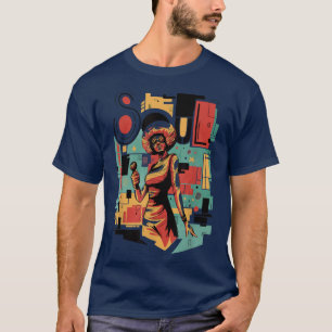 T-shirt Soul Abstraite Musique & Arts Genres Jazz Notes Si