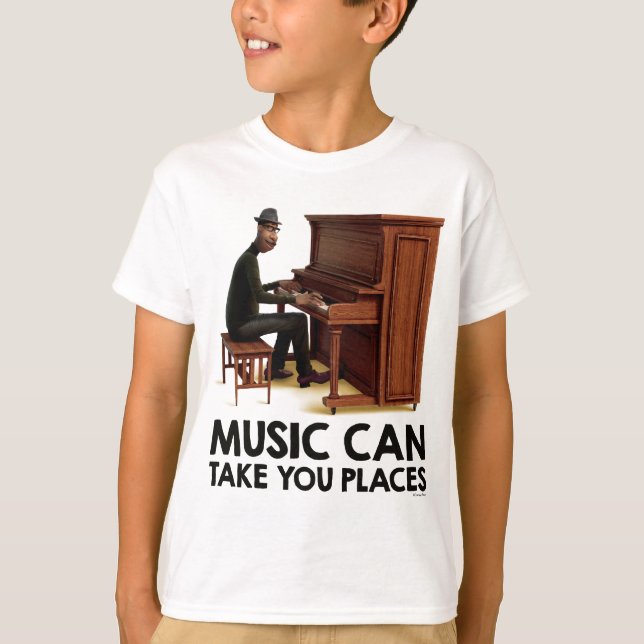 T-shirt Soul | Joe - La musique peut vous emmener des endr (Devant)