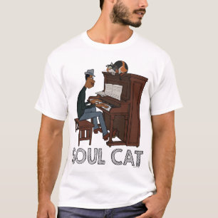 T-shirt Soul   Joe & Mr Mittens au piano
