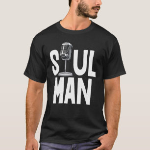 T-shirt Soul Man On Air Tee Karaoke Mike Tee - shirts Femm