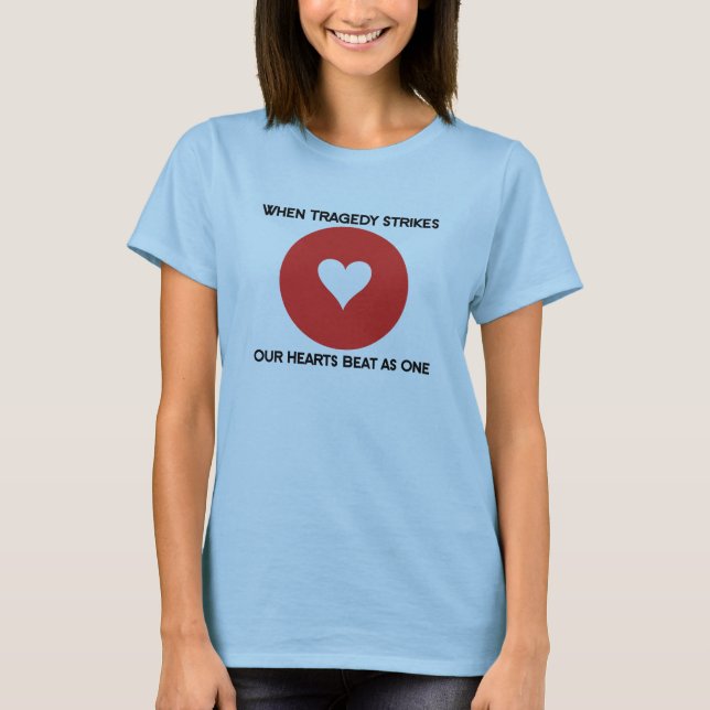 T-shirt soulagement du Japon (Devant)