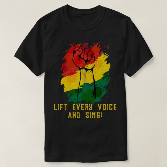 T-shirt Soulevez chaque mouvement voix et chant (Design devant)