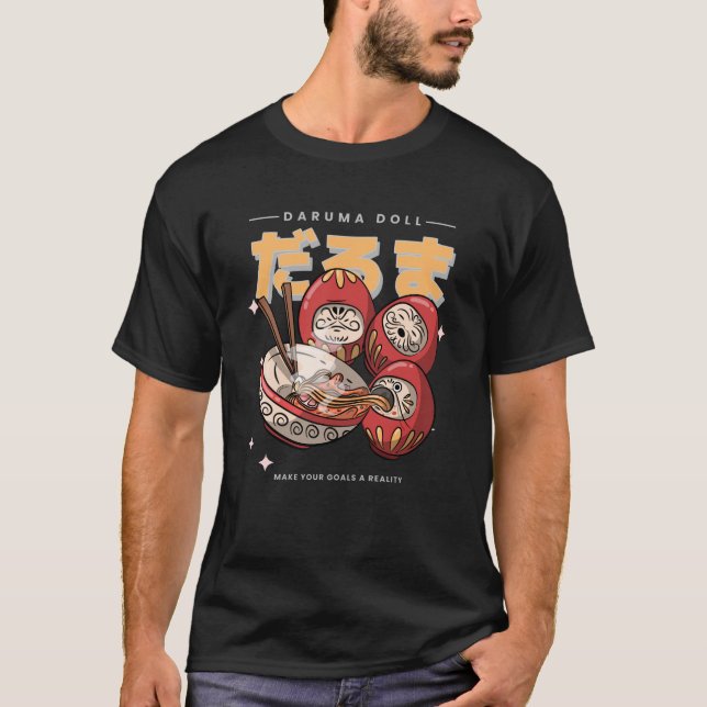 T-shirt Soupe Daruma Doll Ramen - Ramen (Devant)