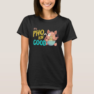 T-shirt Soupe de nouilles Pho Bol de Pho Bol de chat vietn