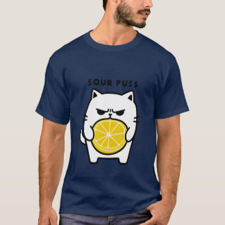 T-shirt Sour Puss friend