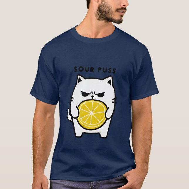 T-shirt Sour Puss friend (Devant)