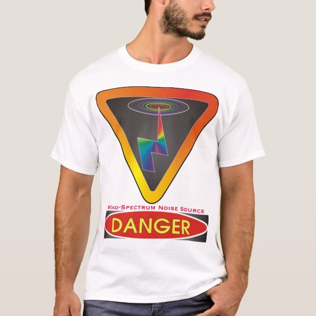 T-shirt Source de bruit de à large spectre (Devant)