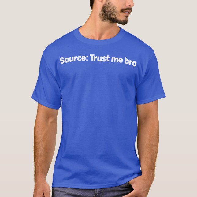 T-shirt Sourcerust me bro retro (Devant)
