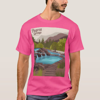 T-shirt Sources de Pagosa où la nature guérit active