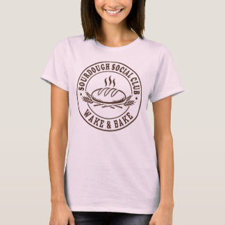 T-shirt Sourdough Social Club Funny Bread Baking Baker