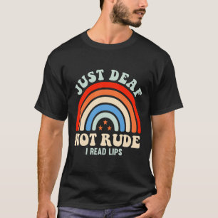 T-shirt Sourds malentendants langue des signes ASL juste s