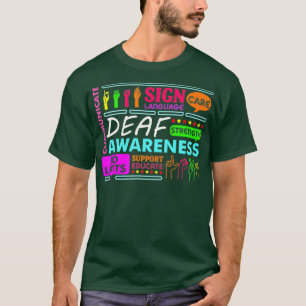 T-shirt Sourds Sourds Signal Sourds Perte auditive Perte