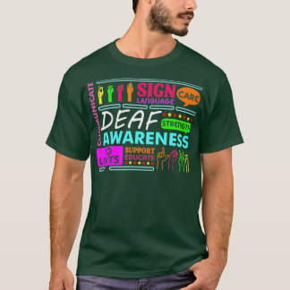 T-shirt Sourds Sourds Signal Sourds Perte auditive Perte