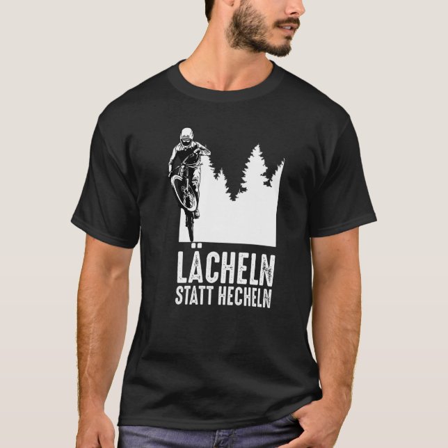 T-shirt Souriez au lieu de pantalon E vélo et e VTT (Devant)
