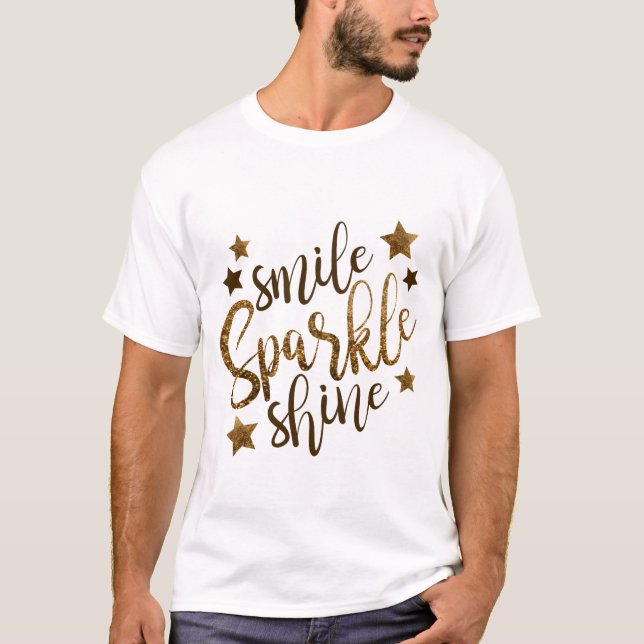 T-shirt Souriez, Étincelle, Étincelle (Devant)