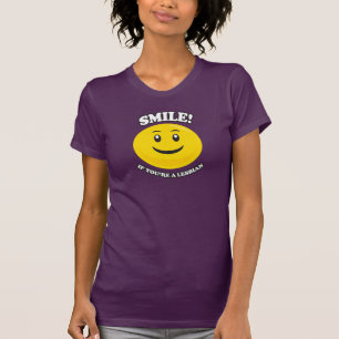 T-SHIRT SOURIEZ SI VOUS ÊTES LESBIENNE