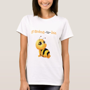T-shirt Sourire Baby shower D'Abeille Grand-mère Pour Être