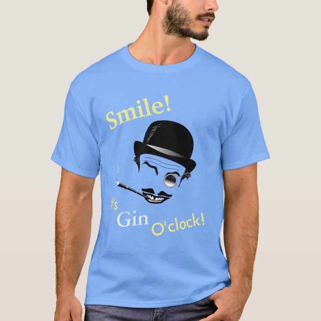 T-shirt Sourire ! C'est heure de genièvre ! (Devant)
