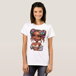 T-SHIRT SOURIRE DE POUPÉE CHIBI