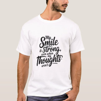 T-shirt Sourire fort, Lutte tranquille