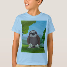Sourire mignon Sloth Monogrammed