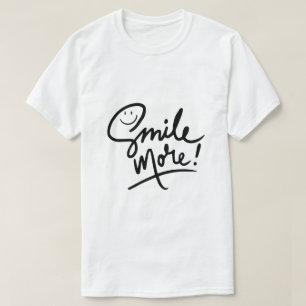 T-shirt Sourire Plus – Typographie Positive