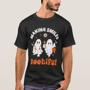T-shirt Sourires Botiful Ghost Dentist Dent Halloween Dent